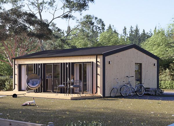 Granny Annexe ANGELA (Insulated, 44 mm + Cladding), 43 m² avp.ui.product_images.thumbnail 1