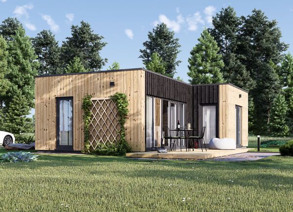 Granny Annexe LUCIA 1 (Insulated, 44 mm + Cladding), 40 m² avp.ui.product_images.thumbnail 1