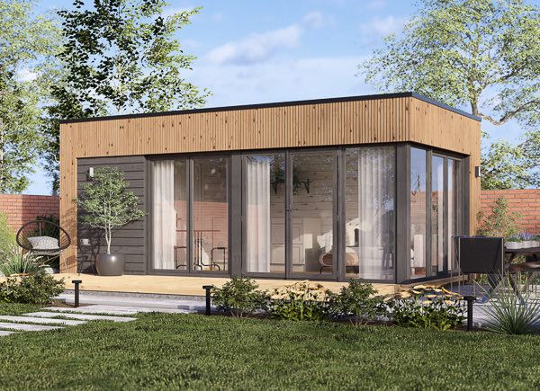 Garden room INES (Insulated, 34 + cladding), 6x3 m (20'x10'), 18 m² avp.ui.product_images.thumbnail 1