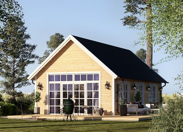 Granny Annexe ARIELLE (Insulated, 34 mm + Cladding), 41 m² avp.ui.product_images.thumbnail 1