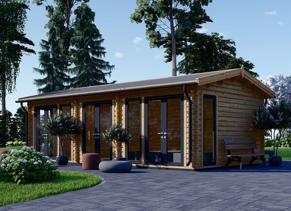 Log Cabin MARION (34 mm) 7.5x4m (25'x13'), 30 m² avp.ui.product_images.thumbnail 1