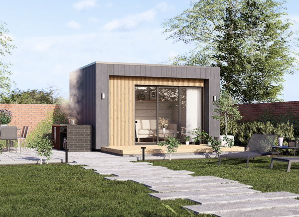 Garden room LAYLA (Insulated, 34 + cladding), 4x3 m (13'x10'), 10 m² avp.ui.product_images.thumbnail 1