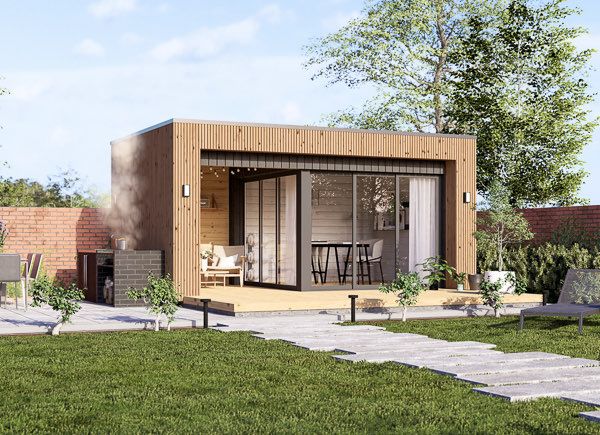 Garden room LAYLA (Insulated, 34 + cladding), 5x3 m (16'x10'), 13 m² avp.ui.product_images.thumbnail 1
