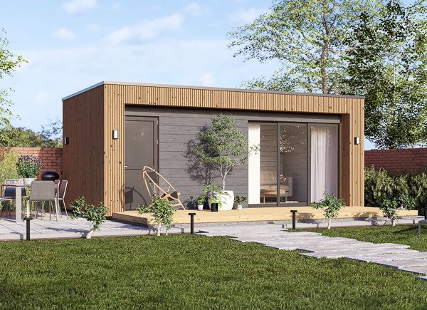 Garden room LAYLA (Insulated, 34 + cladding), 6x3 m (20'x10'), 15 m² avp.ui.product_images.thumbnail 1