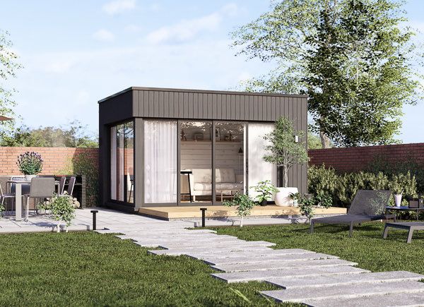 Garden room AMARA (Insulated, 34 + cladding), 4x3 m (13'x10'), 12 m² avp.ui.product_images.thumbnail 1