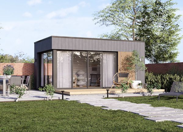 Garden room AMARA (Insulated, 34 + cladding), 5x3 m (16'x10'), 15 m² avp.ui.product_images.thumbnail 1