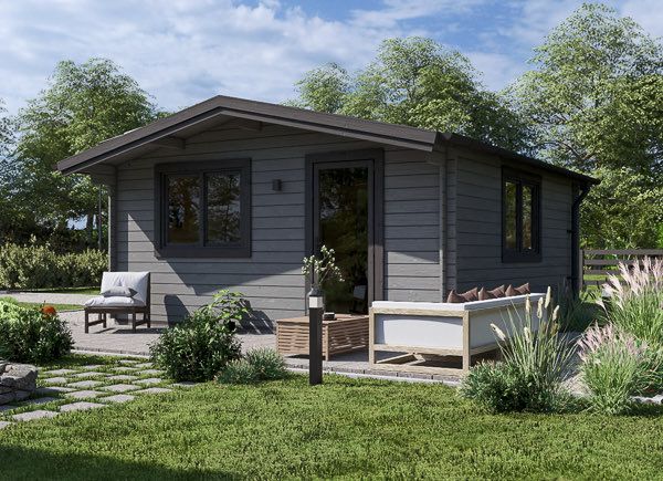 Log Cabin DREUX (44 mm), 5x5 m (16'x16'), 25 m² avp.ui.product_images.thumbnail 1