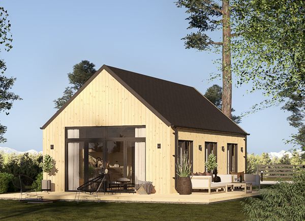 Granny Annexe MILANA (Insulated, 34 mm + Cladding), 41 m² avp.ui.product_images.thumbnail 1