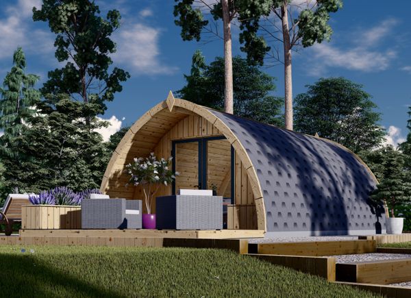 Glamping / Camping Pod BRETA (44 mm), 4x6 m (13'x20'), 24 m² avp.ui.product_images.thumbnail 1