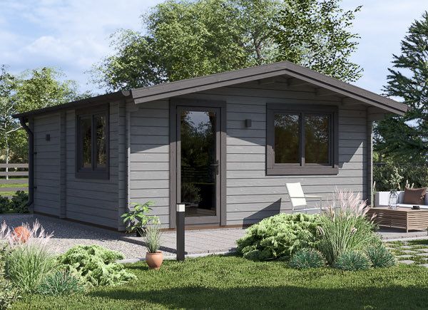 Garden Log Cabin NINA (44 mm), 5x5 m (16'x16'), 25 m² avp.ui.product_images.thumbnail 1