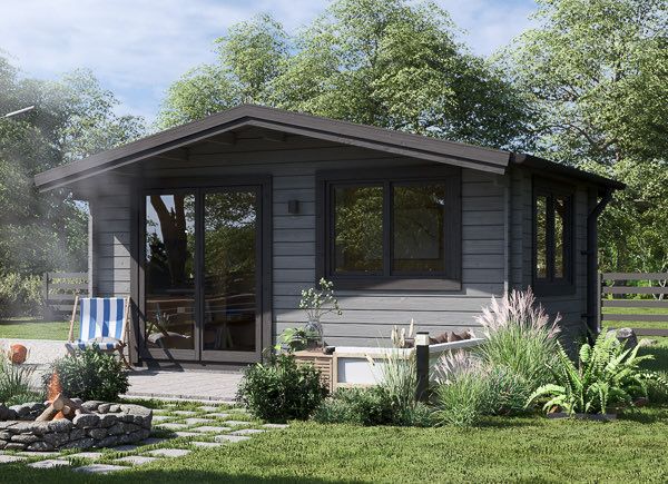 Garden Log Cabin WISSOUS (34 mm), 5x3 m (16'x10'), 15 m² avp.ui.product_images.thumbnail 1