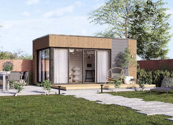 Garden room AMARA (Insulated, 34 + cladding), 5x3 m (16'x10'), 15 m² avp.ui.product_images.thumbnail 1