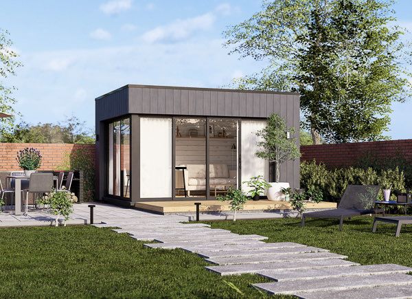 Garden room AMARA (Insulated, 34 + cladding), 4x3 m (13'x10'), 12 m² avp.ui.product_images.thumbnail 1
