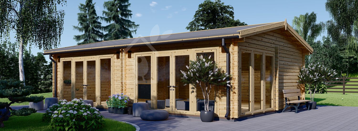 Garden Studio MARINA (66 mm) 8x6 m (26'x20'), 48 m² visualization 1