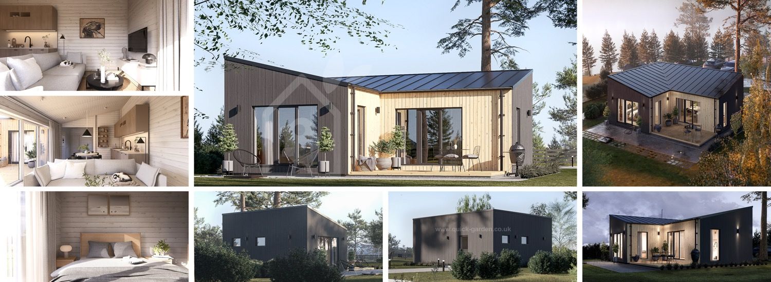 Granny Annexe GINNY RV (Insulated, 44 mm + Cladding), 44 m² visualization 1